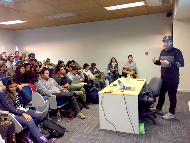 Charla a alumnos Periodismo,Universidad del Desarrollo, Facultad de Comunicaciones 2019